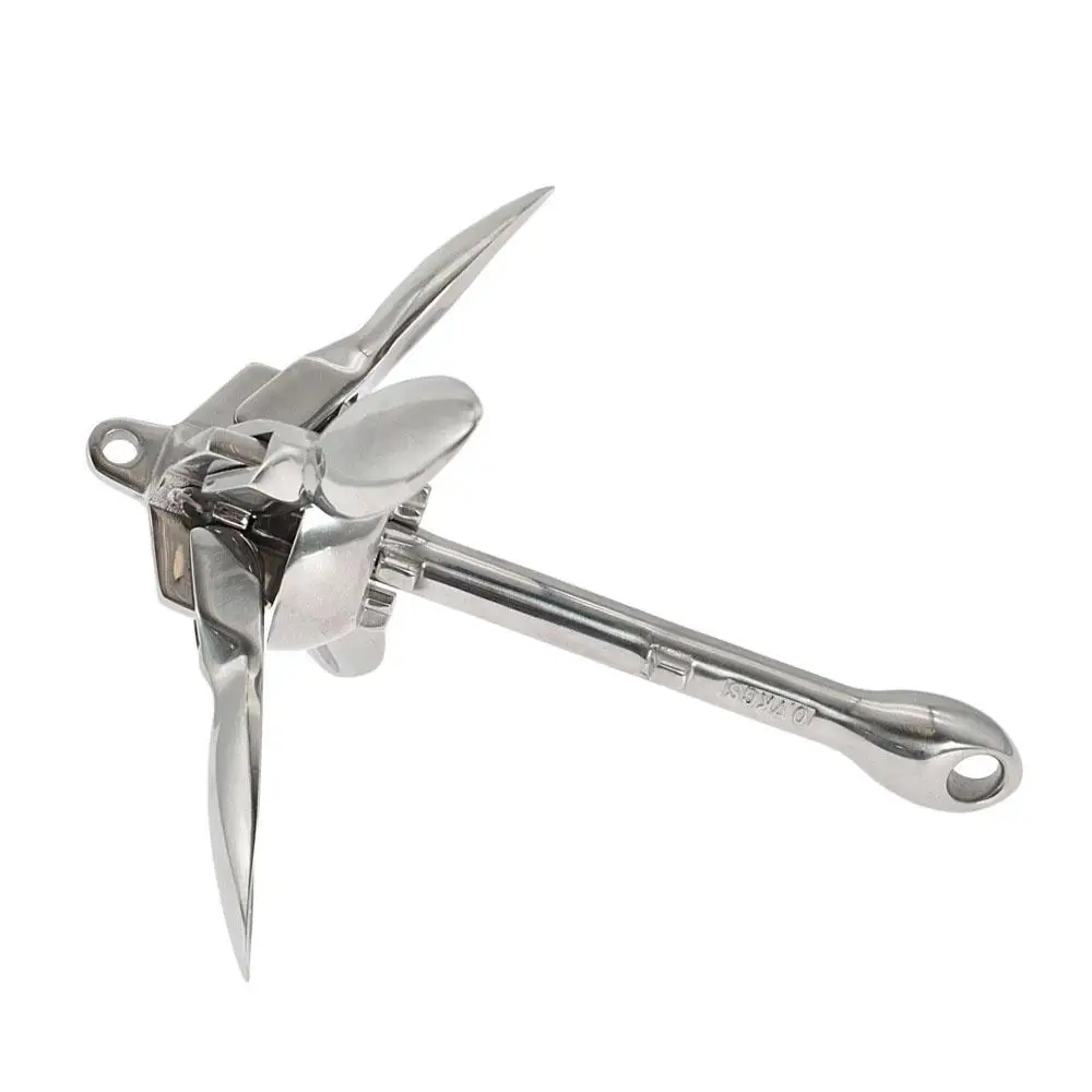 

Inflatable Boat 316 Stainless Steel Iron Metal Anchor For Boat Kayak Dinghy Raft Fishing Boat Kayak Accessories