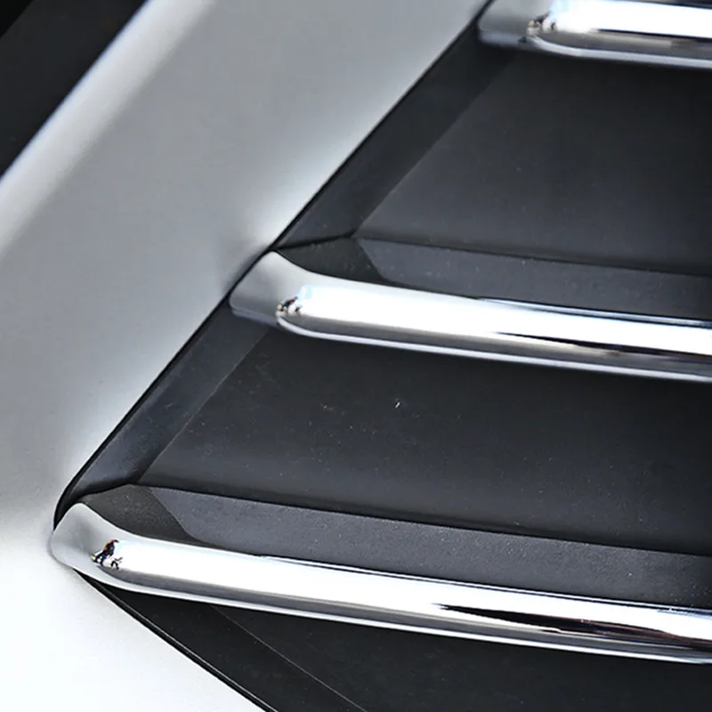 Car Styling Front Fog Lamp Frame Decoration Cover Trim Stickers 2Pcs For Audi Q3 ABS Auto Exterior Accessories Modified