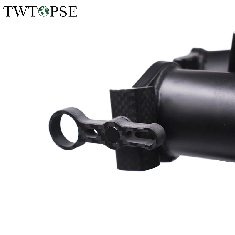 TWTOPSE карбоновый зажим для велосипеда Brompton складные зажимы титановый осевой