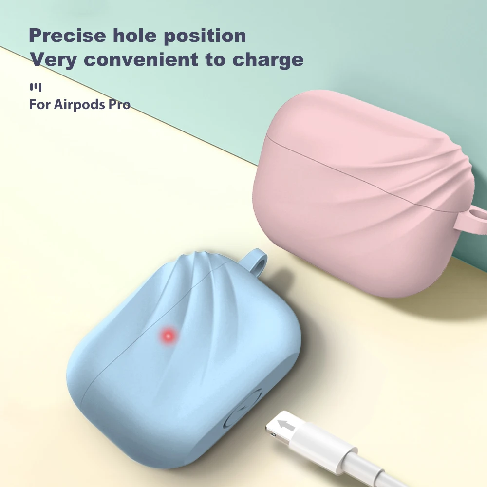 Чехол для Airpods Pro силиконовый защитный чехол саржевый беспроводной Bluetooth-чехол