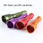 Черный, коричневый, серебристый Convoy C8 + host, светодиодный, без драйвера