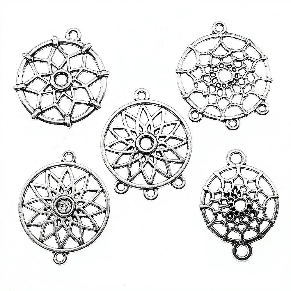 

Fashion Wafer Connection Charms For Bracelet Necklace Jewelry Diy Craft Accessory