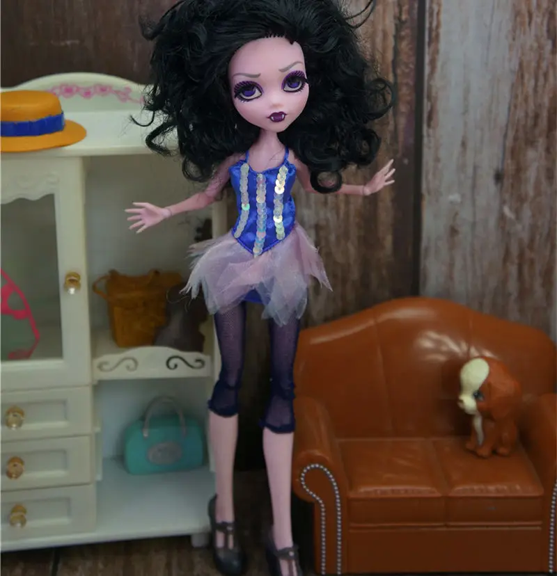 Всех видов одежды для школьников Monster High Одежда кукол повседневная одежда MONSTER Wave