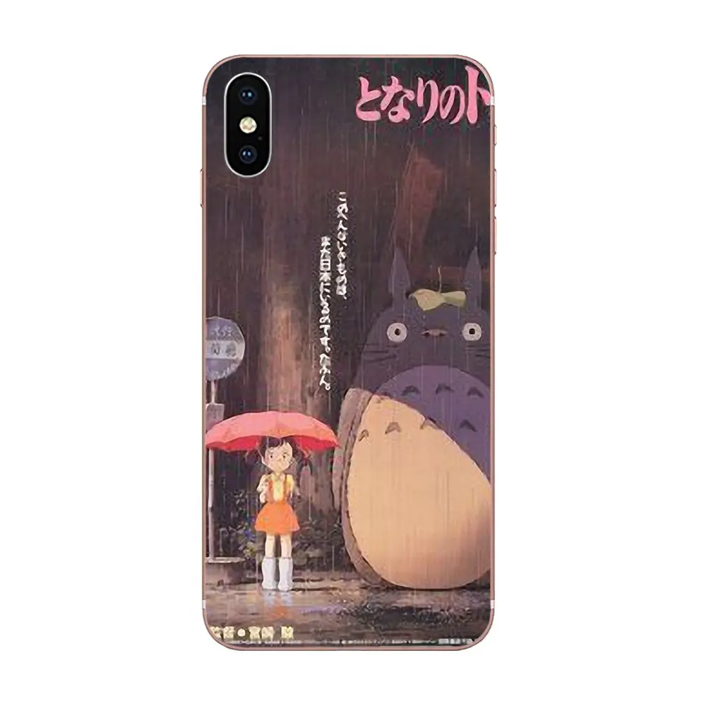 Время приключений Тоторо Мягкий мобильный телефон для samsung Galaxy Note 5 8 9 S3 S4 S5 S6 S7 S8 S9