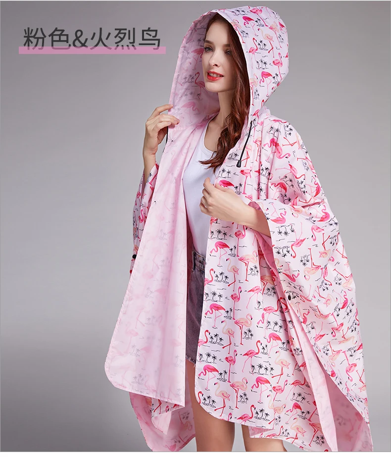 Fashion Rain Cover Double Decker Men s And Women Cloaks With Long Raincoat Windbreaker Lovers Coat Loose Size | Дом и сад