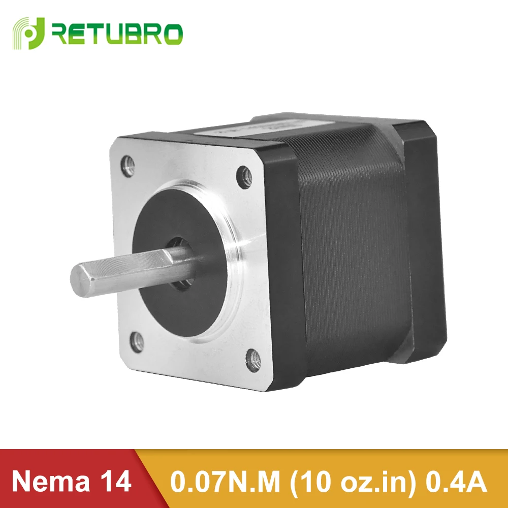 Бесплатная доставка! Шаговый электродвигатель Nema 14 Hybrid 35A01 2-фазный биполярный 0 07