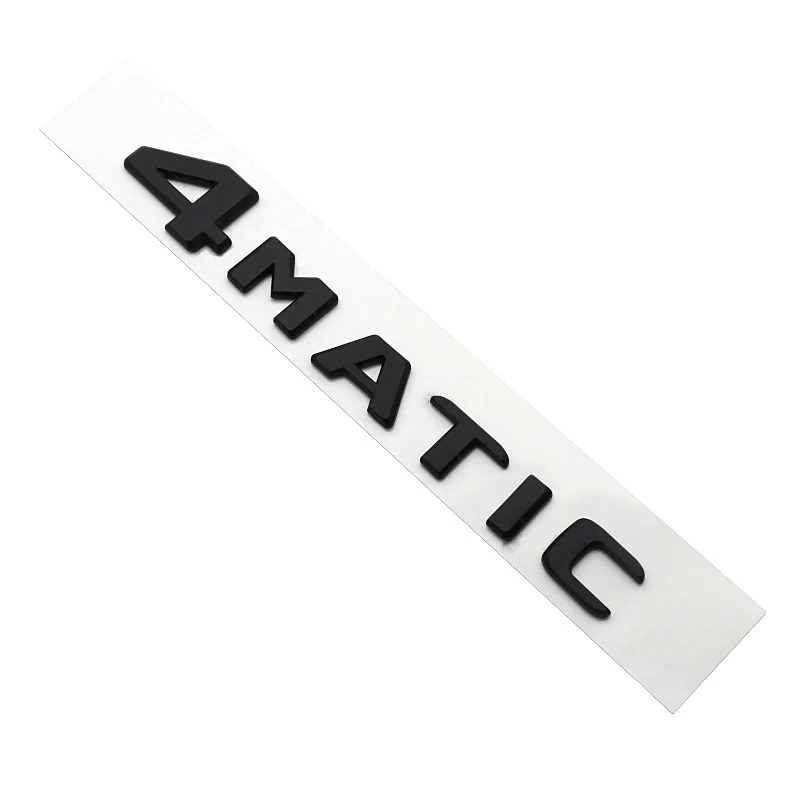 

Chrome/Black 4MATIC Car Rear Trunk Lid Emblem Badge for Mercedes Benz AMG 2017-2021