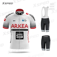 men cycling clothing team jersey set short sleeve cycling set summer triathlon skinsuit mtb quick dry breathable