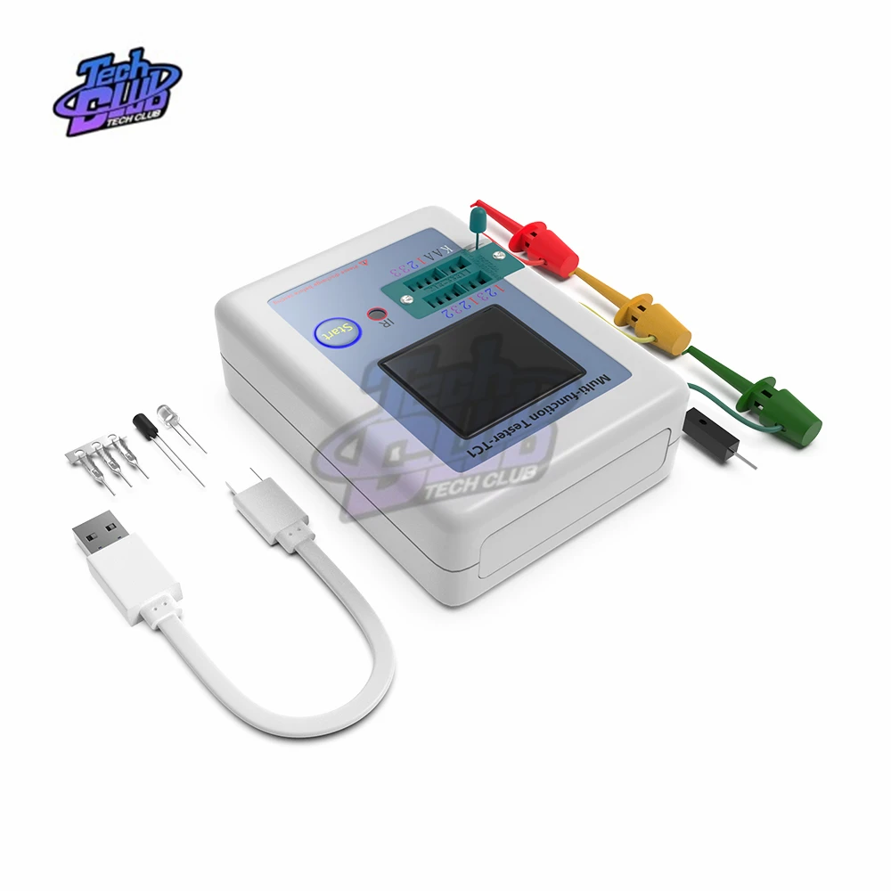 LCR-TC1 3.5 Inch TFT LCD Color Display Graphic PNP Transistor Tester Multimeter Diode Triode Capacitance Meter ESR Resistor test |