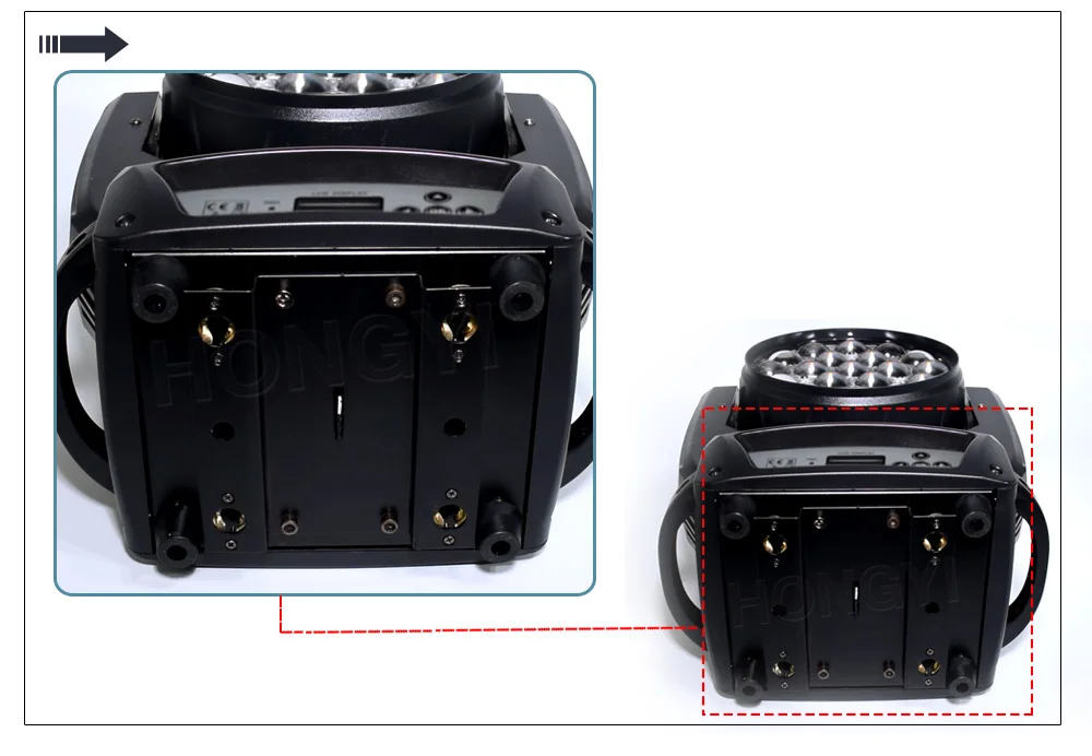19*12 Вт Led RGBW мыть/зум свет 16 каналов DMX512 движущийся головной свет профессиональное освещение сцены и DJ/вечерние/сценический эффект освещения