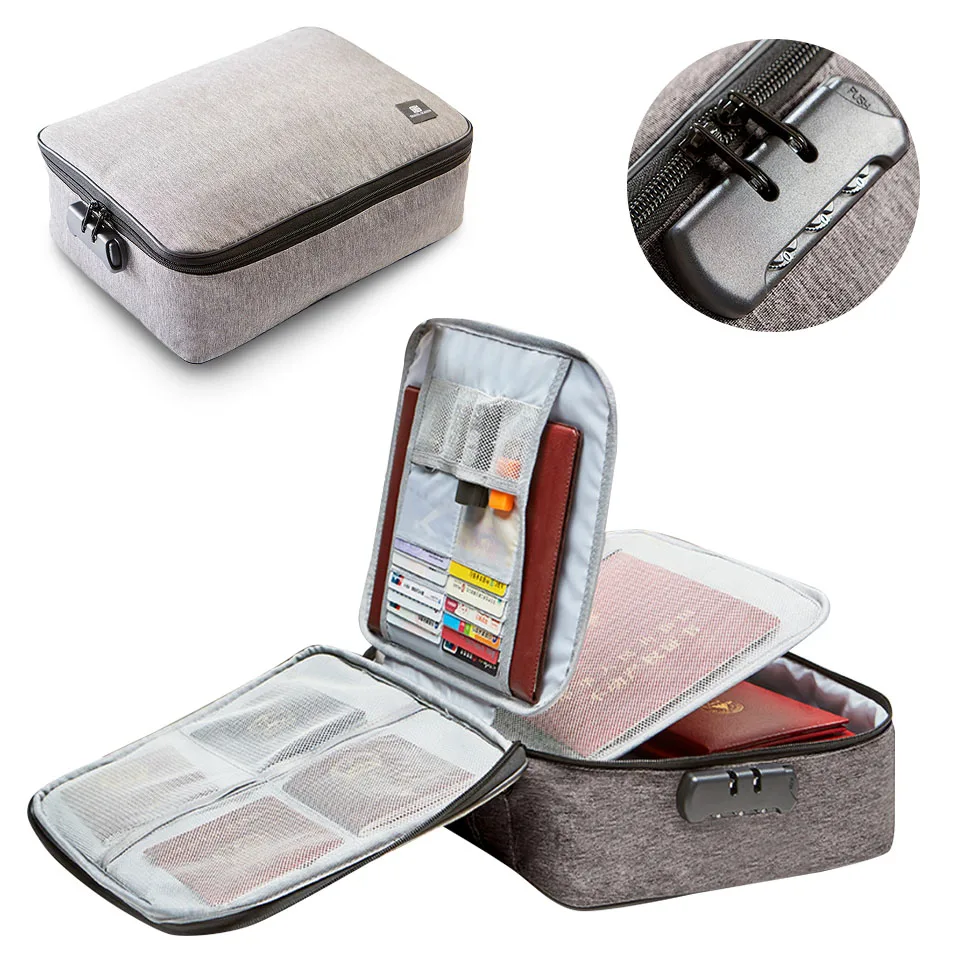 Сумка для хранения файла Сумка-тоут чехол с паролем и костюм ремень