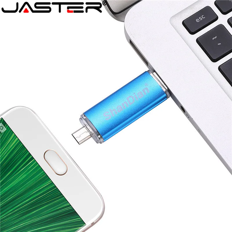Флэш накопитель USB JASTER для смартфона OTG флэш диск Micro карта памяти телефона U 8 ГБ/16