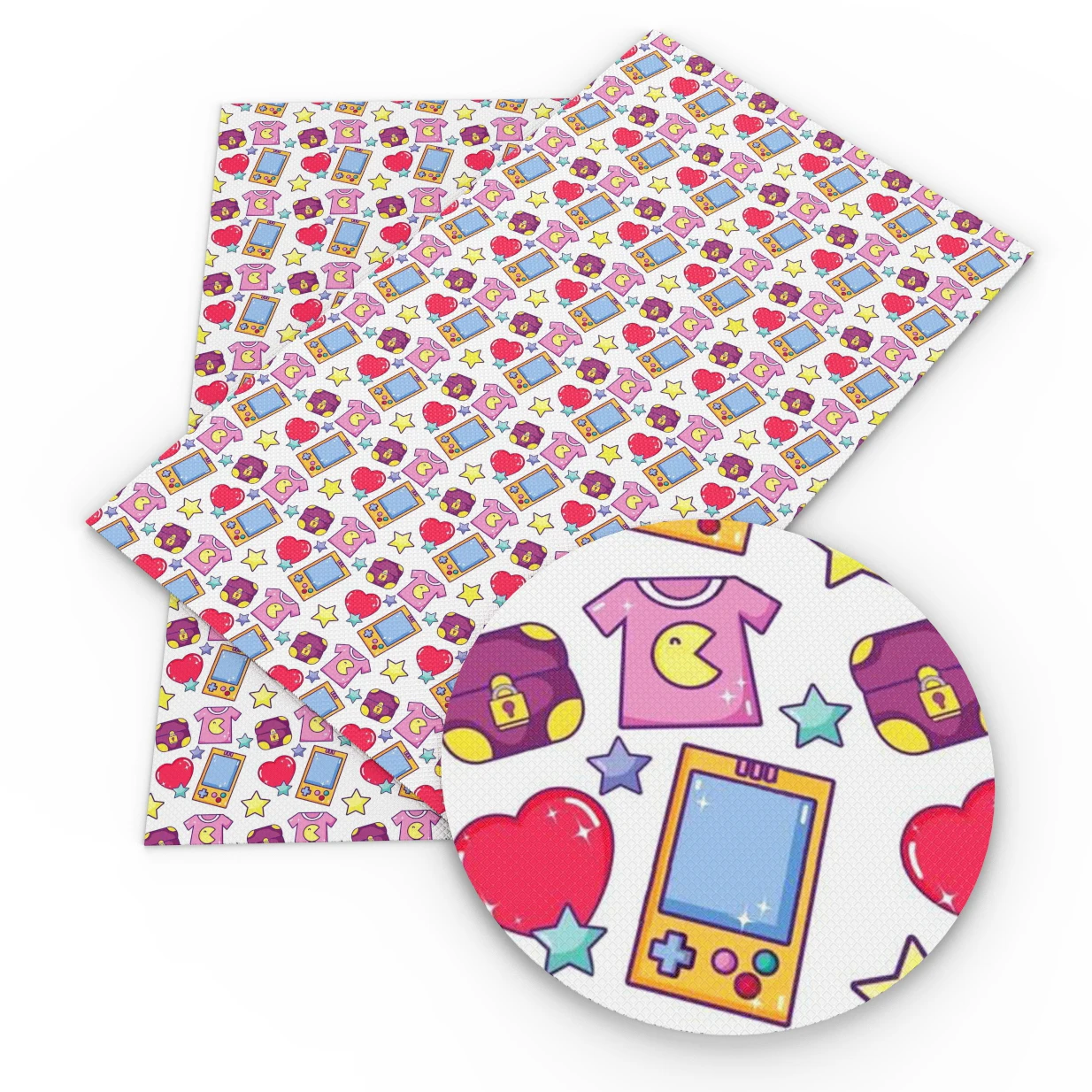 20*34 см День Святого Валентина любовь сердце печатный искусственная кожа ткань