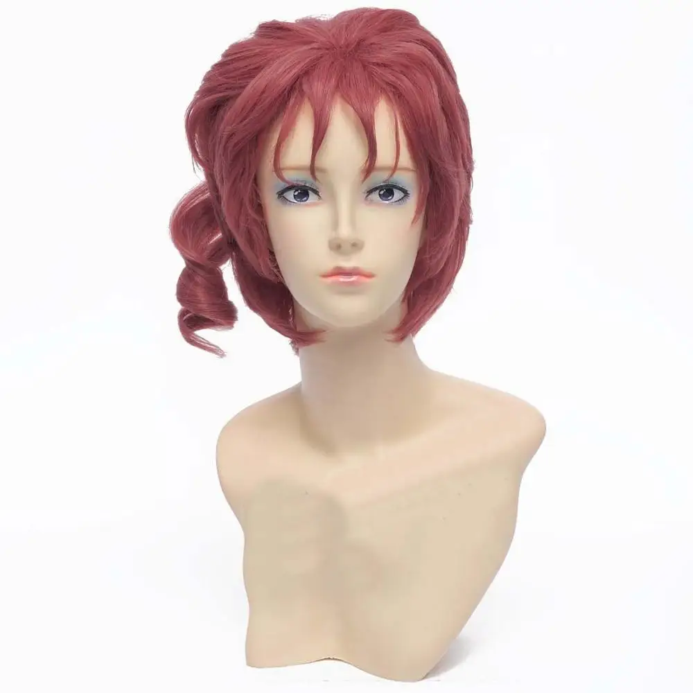 JoJo для невероятное приключение Косплэй Нориаки Kakyoin костюм аниме для косплея обувь парик Серьги Комплекты костюмов для детей костюмы на Хэллоуин