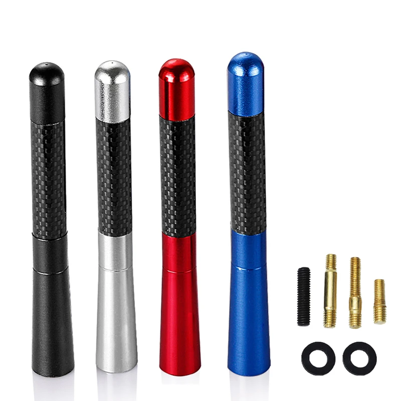 Автомобильная FM антенна 12 см из углеродного волокна мачта для Mazda Ford Focus Toyota Tundra