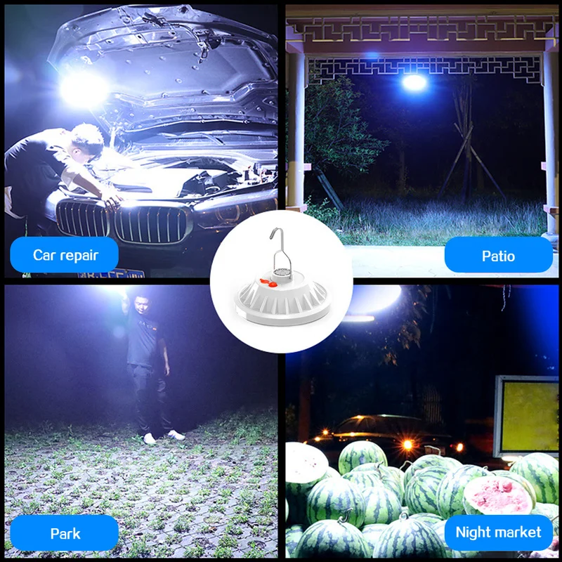 

30LEDs USB Rechargeable LED Bulb Light Rechargeable Lantern Portable Emergency Night Market Light Outdoor Camping Household