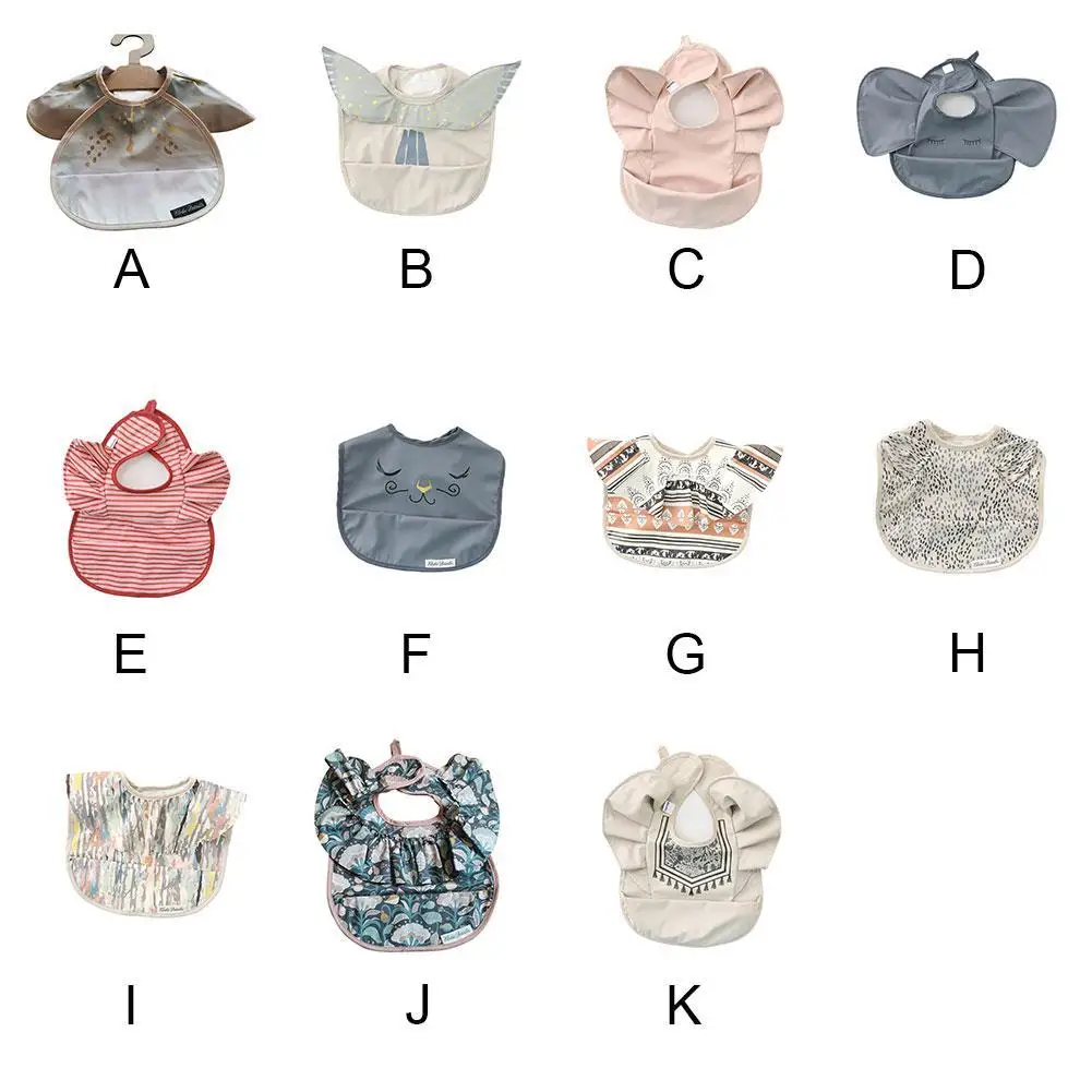 Детский хлопковый нагрудник детские слюнявчики с карманом для кормления