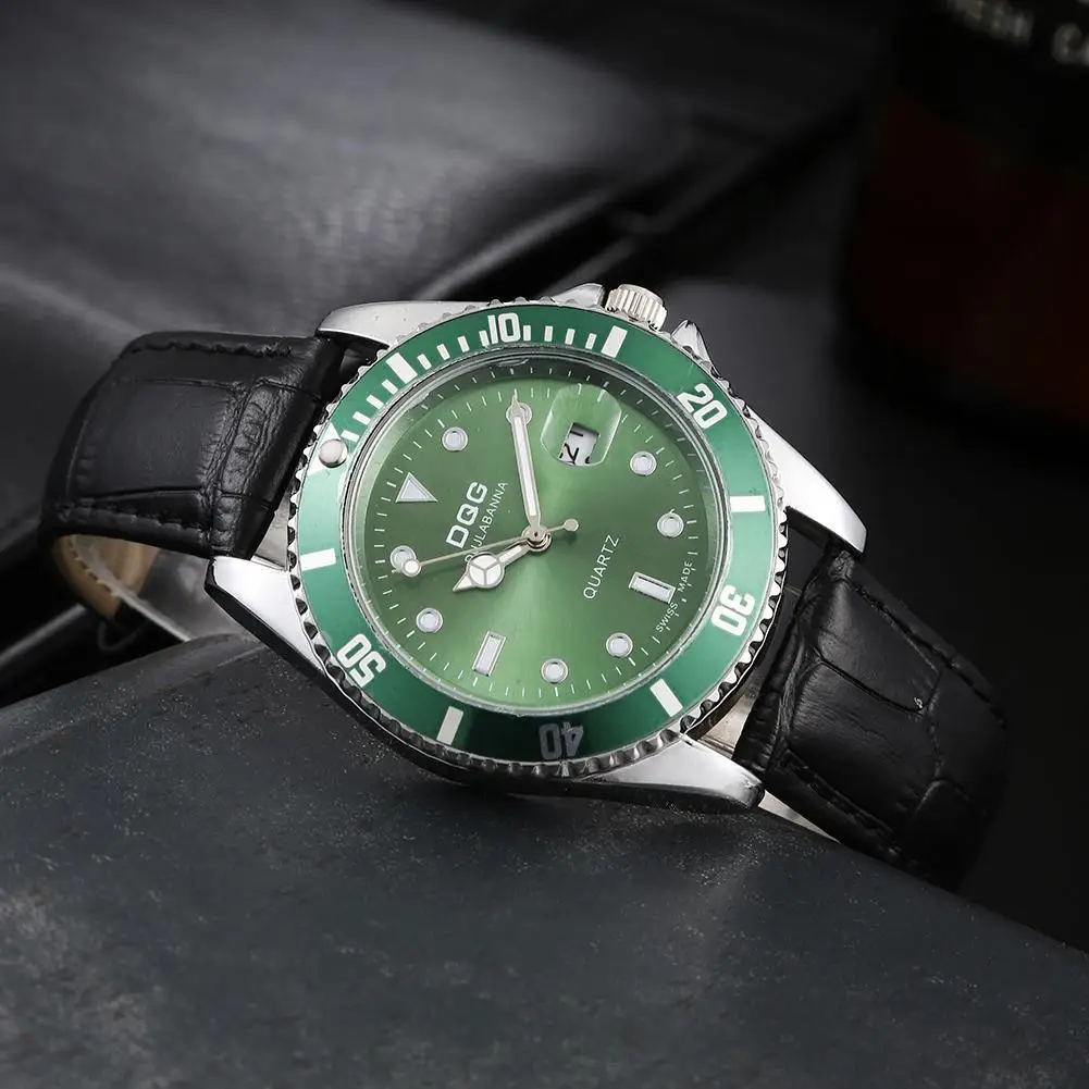 Роскошные мужские часы DQG Модные Военные из нержавеющей стали с датой спортивные