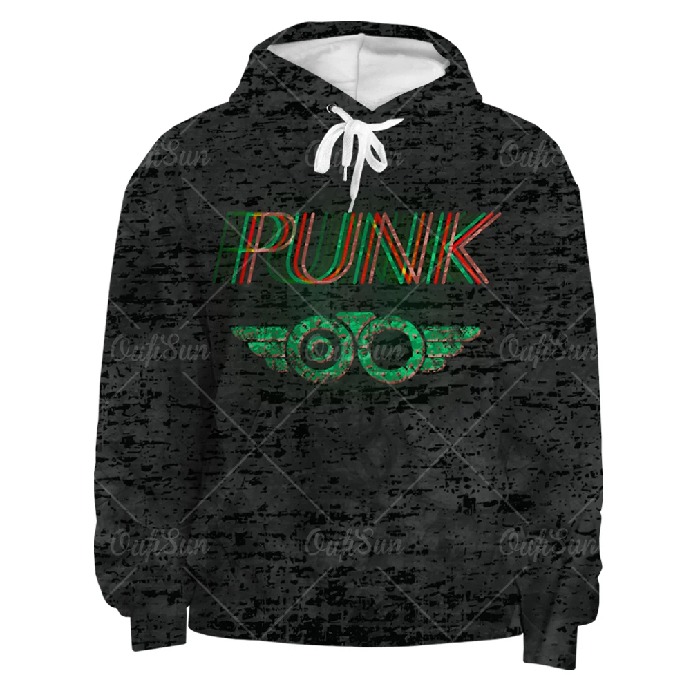 

Autumn Fashion Punk Style Hoodie Men 3D Printing Casual O Neck Sweatwear Spring And Autumn Men's Street Hooded Clothes XXS-4XL