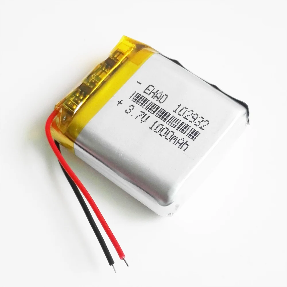 

wholesale 10 pcs 102932 3.7V 1000mAh Lithium Polymer LiPo Rechargeable Battery For Mp3 GPS smart watch speaker bluetooth