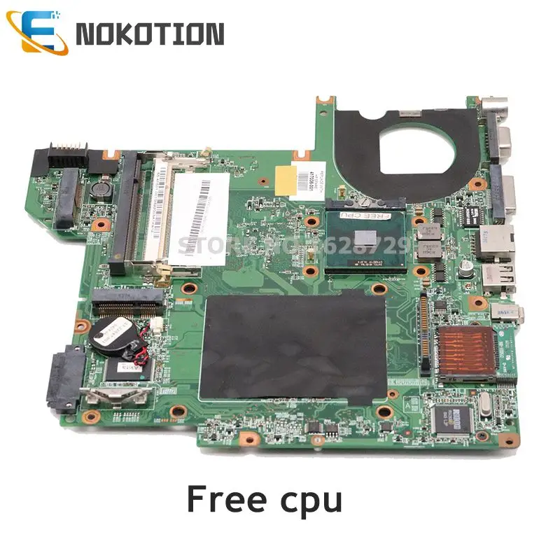 

NOKOTION for HP Pavilion DV2000 V3000 Laptop motherboard 945GM DDR2 Free cpu 417036-001 440778-001 48.4F501.051 48.4F501.011