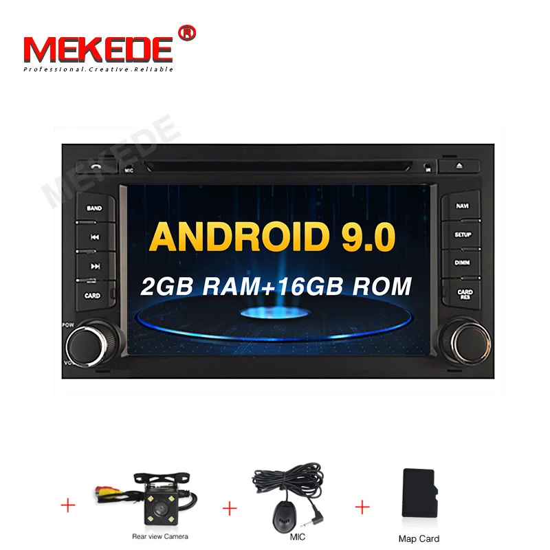 1 Din Android 9,0 4G Оперативная память 64G Встроенная память машинный DVD проигрыватель для Seat Leon мультимедийное Радио Стерео gps навигации WI-FI - Цвет: 16G add camera