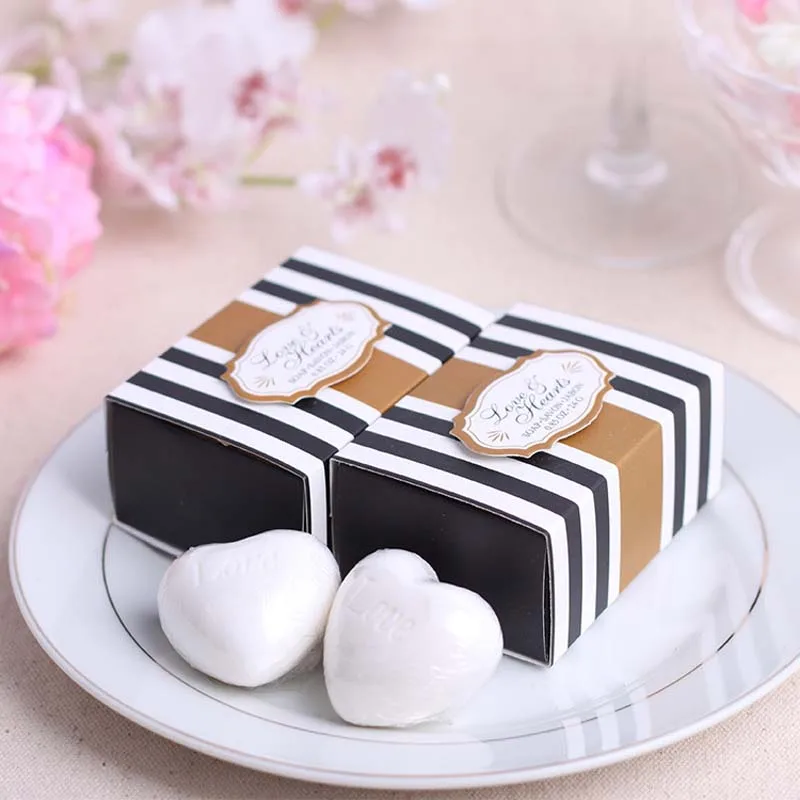 10 шт./лот ароматизированное мыло с сердечками на годовщину свадьбы для вечеринки