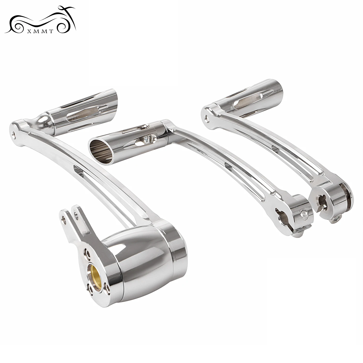 Хромированный набор тормозных рычагов мотоцикла с рычагом переключения