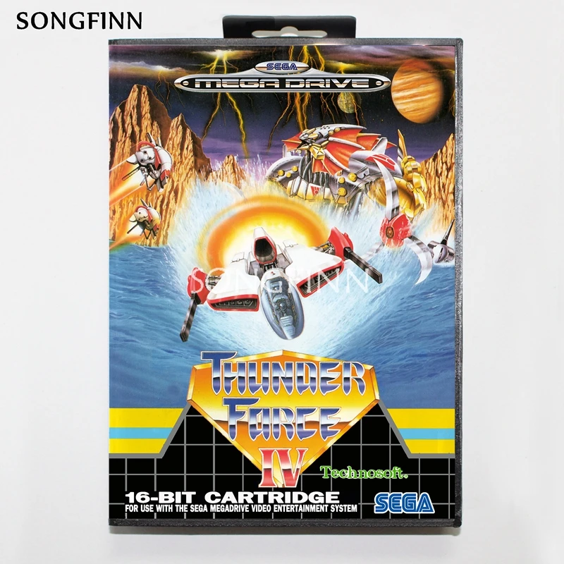 

16 bit MD Memory Card With Box for Sega Mega Drive for Genesis Megadrive - Thunder Force 4