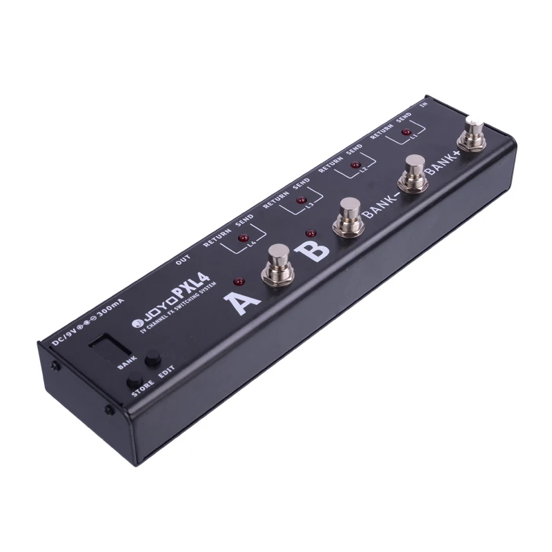JOYO PXL 4 петли гитара программируемый педаль эффектов Лупер FX петля гитарные