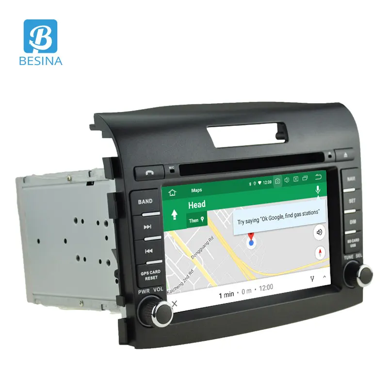 Автомобильный мультимедийный плеер Besina Android 10 0 2 Din Радио для Honda CRV CR V 2012 2013 2014 GPS Navi
