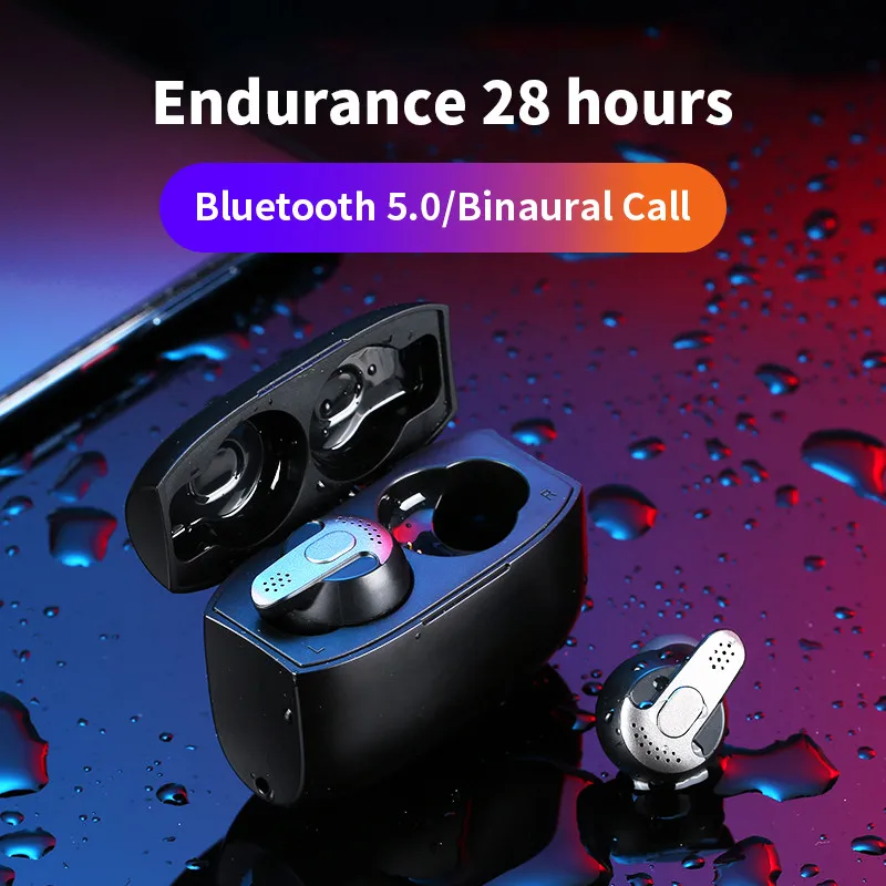 TWS G5 Bluetooth наушники беспроводные вкладыши с кнопкой управления водонепроницаемые