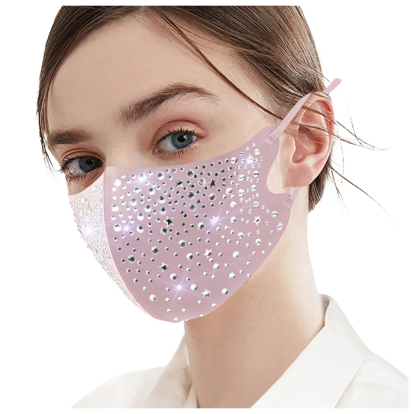 1 шт. велосипедная маска для лица женская маска-бандана маскарада золотистая