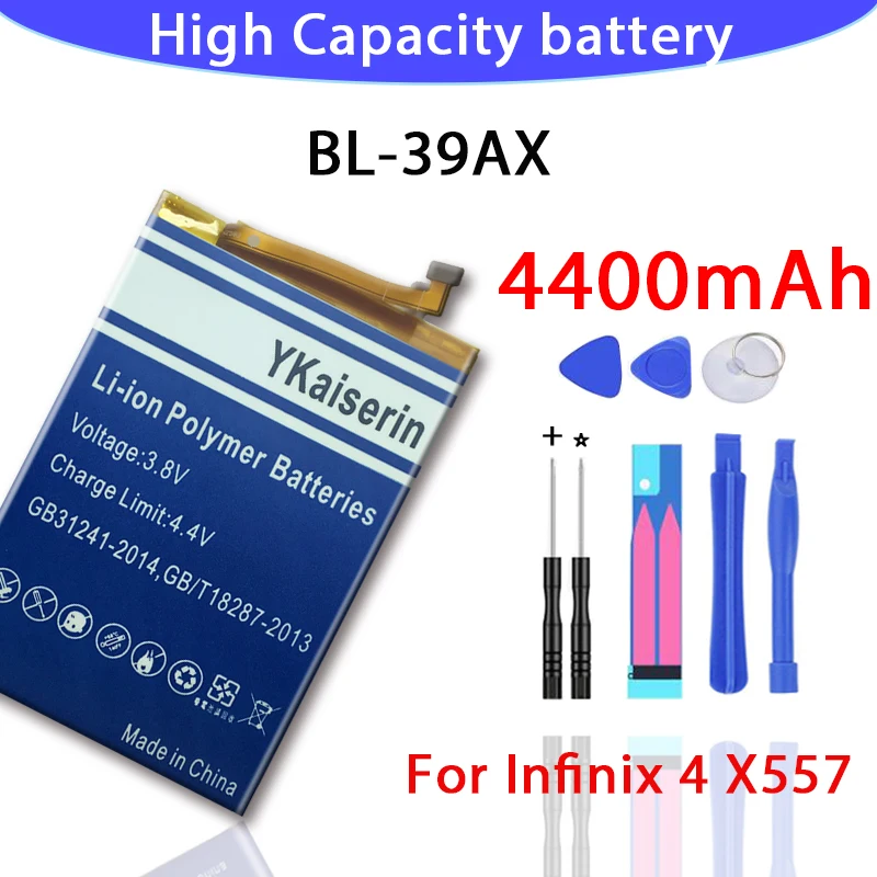 4400 мАч Высокая емкость запасная батарея для Infinix 4 X557 BL 39AX Полимерные литий ионные