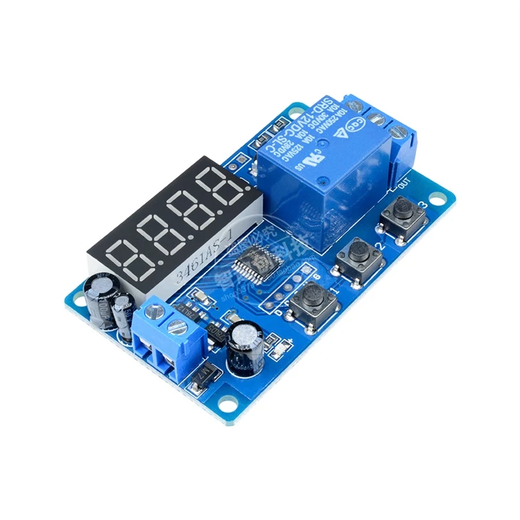 DC 24V светодиодный цифровой релейный таймер с задержкой времени | Инструменты