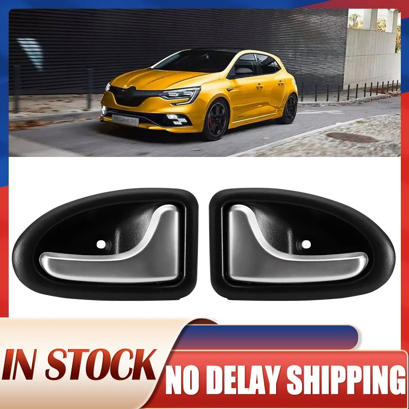 Левая и правая внутренняя дверная ручка подходит для Renault Clio 2000-2009 2/3-4/5 дверные