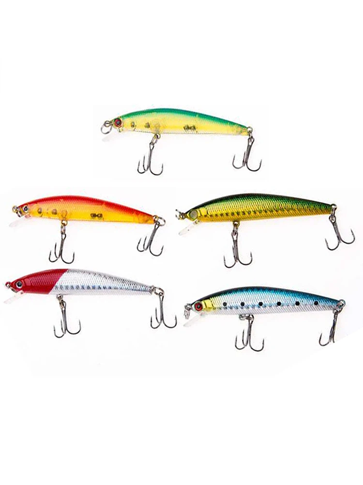 5 шт. 8 см/11 см рыболовные приманки Плавающая водяная Лазерная мелкая жесткая