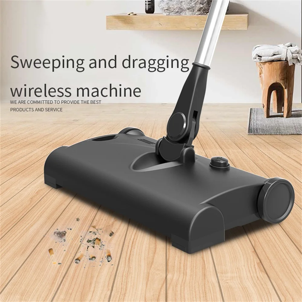 

USB Charging Wireless Electric Mop Vacuum Cleaner Home Intelligent Electric Sweeping Machine 2 In 1 Handpush Dry Wet Sweeper Mop