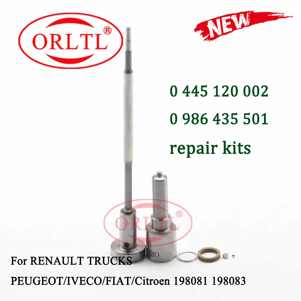 Комплект для ремонта ORLTL Форсунка форсунки распылителя DSLA136P804(0433175203) клапан F00vc01003