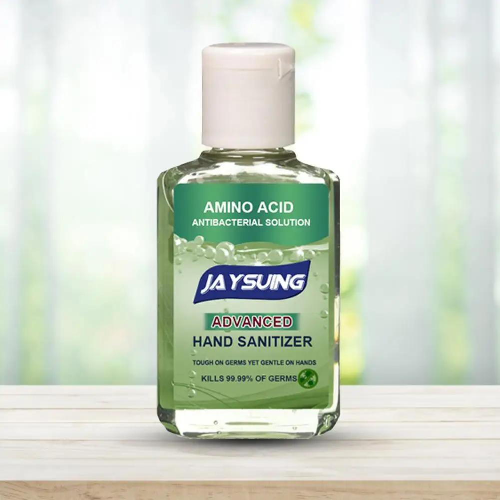 

60ML Amino acid Hand Sanitizer Anti-Bacteria Moisturizing Disinfection Disposable No Clean Waterless Clear Fluid Hand Gel