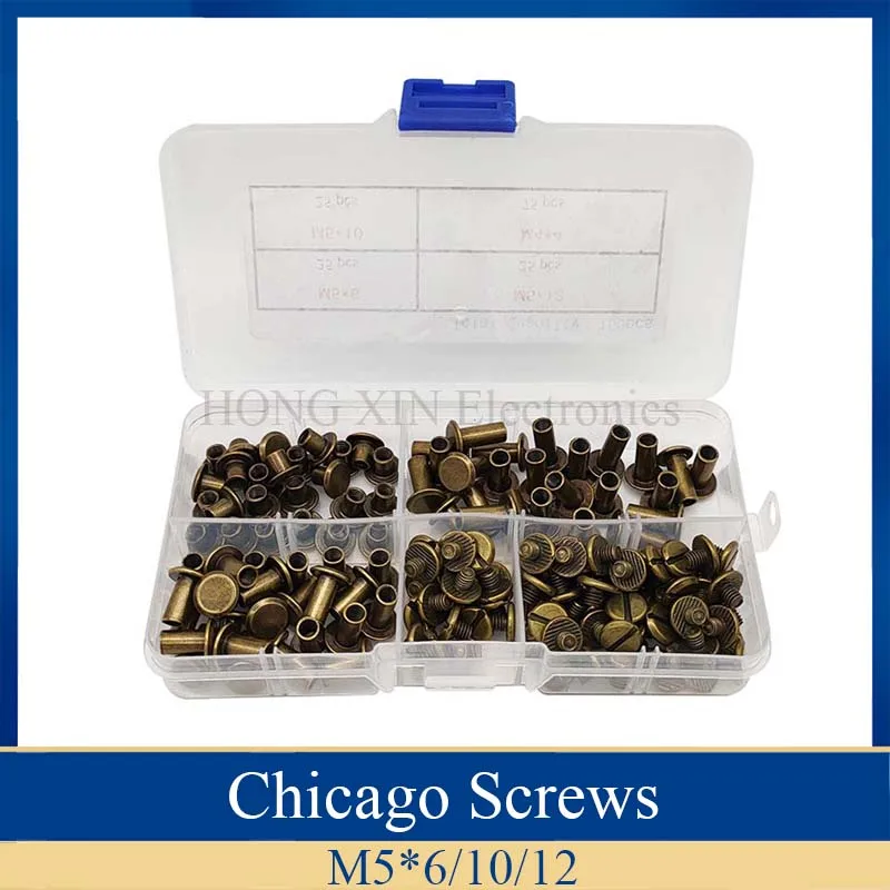 Chicago Screws Financial book screw 150pcs/set Snap Rivet Books Butt Screw Photo Album Binding Screw Bronze Books Nails
Chicago Screws Financial book screw 150pcs/set Snap Rivet Books Butt Screw Photo Album Binding Screw Bronze Books Nails