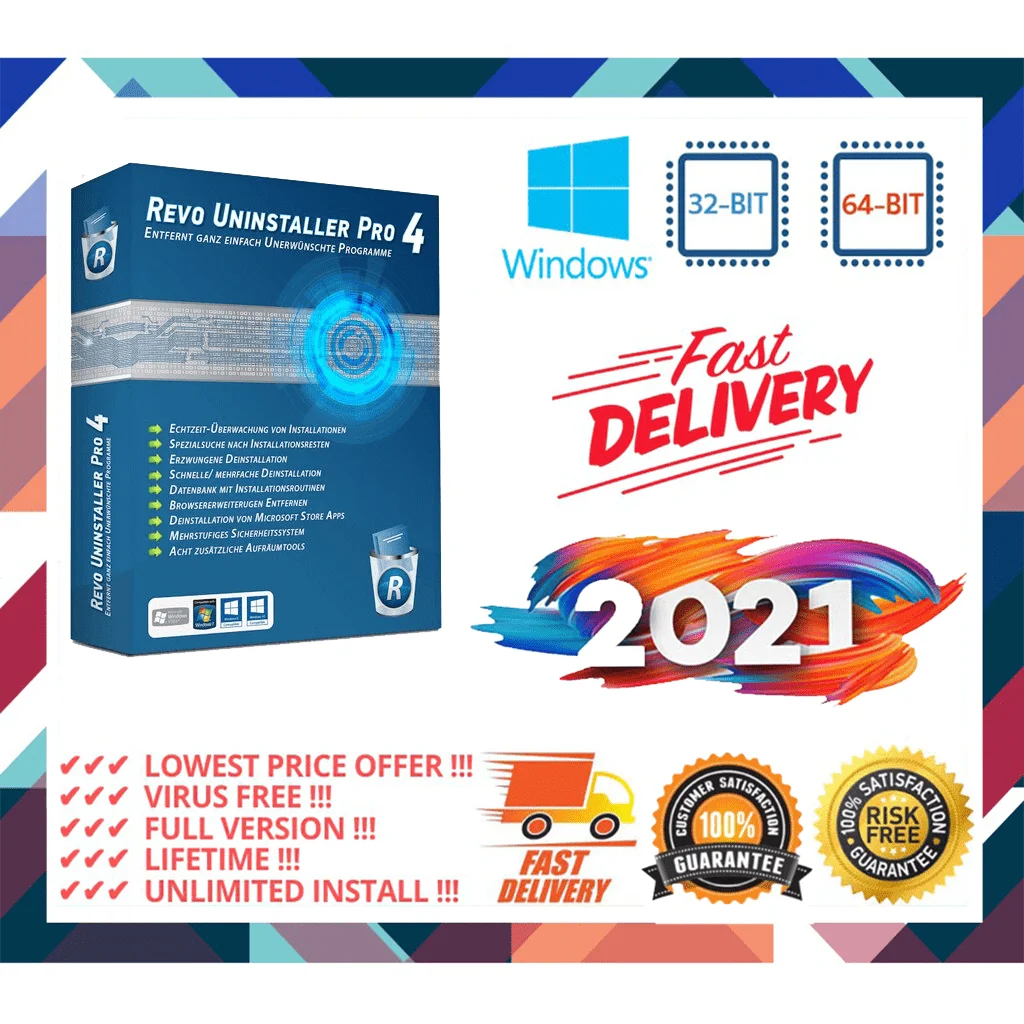 

Revo Uninstaller Pro 4 2021100% Delivery