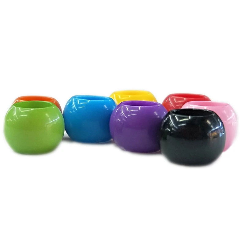 10 шт. пластиковые цветные плетеные косы для волос Dread Dreadlock бусины манжеты кольца