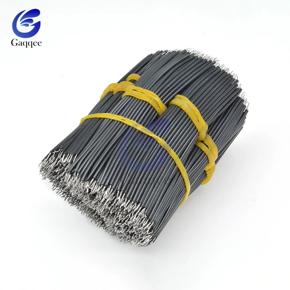 24AWG 100 шт./упак. 8 см двойной Луженый провод UL1007 припой 6 цветов соединительный