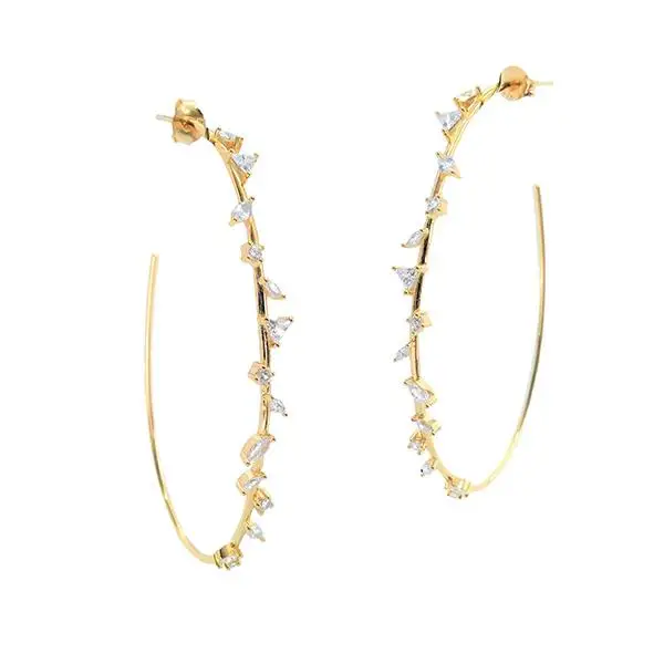 Оптовая продажа модные ювелирные изделия красный зеленый белый цвет простые cz