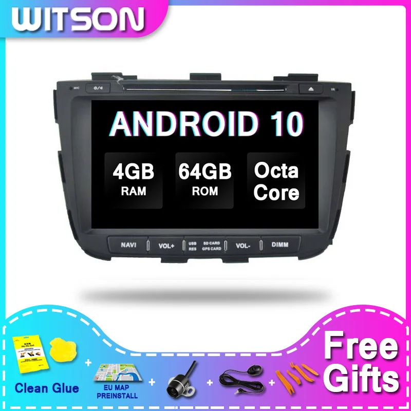 Нет в наличии! Автомобильный DVD-плеер WITSON Android 10 0 8 дюймов GPS для KIA SORENTO 2013 4 Гб + 64 ГБ |