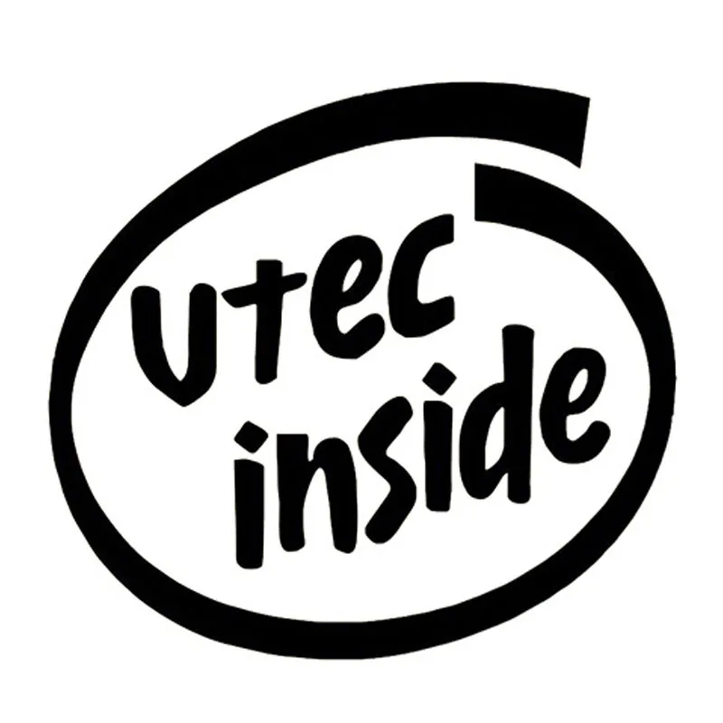 Dawasaru Vtec внутри весело буквы Персонализированная наклейка на автомобиль