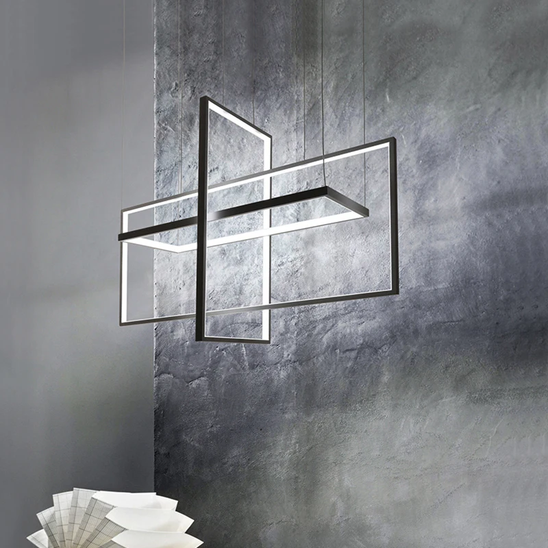 Скандинавский Простой DIY светодиодный подвесной светильник для столовой бара