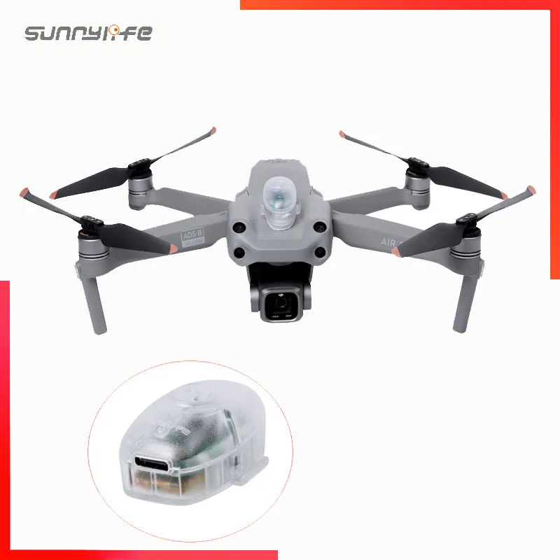 

Sunnylife Drone Strobe Lights Anti-Collision 3 Colors/4 Modes Chargeable Night Lamp for DJI Mini SE/2/AIR 2S/DJI FPV/MAVIC 2