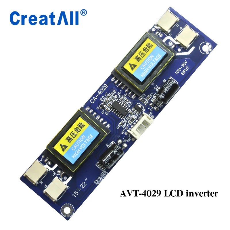 Avt4029 новый ПК МОНИТОР CCFL 10V-28V Lcd 4 лампы Универсальный ЖК-инвертор | Электронные